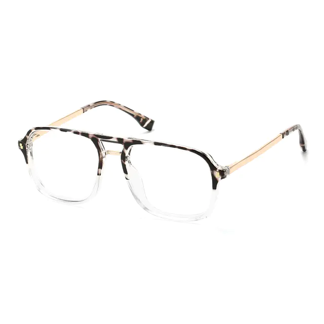 Aviator Ivory Tortoiseshell/Clear Eyeglasses