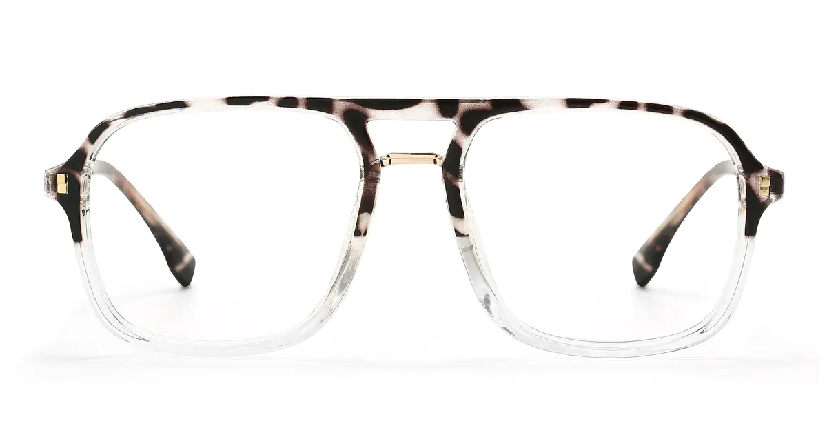 Aviator Ivory Tortoiseshell/Clear Eyeglasses