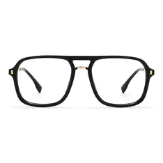 Aviator Black Eyeglasses