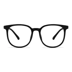 Round Black Eyeglasses