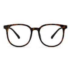 Round Tortoiseshell Eyeglasses
