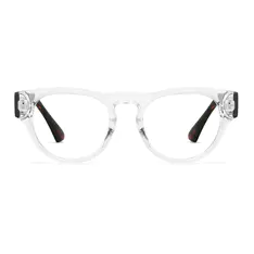 Round Clear/Tortoiseshell Eyeglasses