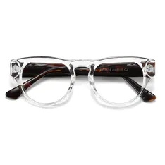 Round Clear/Tortoiseshell Eyeglasses
