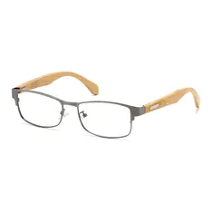 Rectangle Gray Eyeglasses