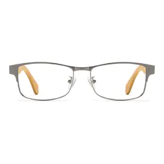 Rectangle Gray Eyeglasses