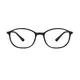Oval Black Eyeglasses