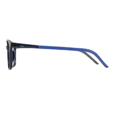 Rectangle Blue Eyeglasses