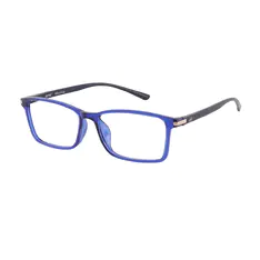 Rectangle Blue Eyeglasses