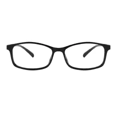 Oval Black Eyeglasses