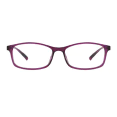 Oval Purple Eyeglasses