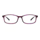 Oval Purple Eyeglasses