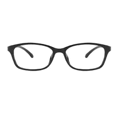 Oval Black Eyeglasses