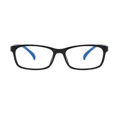 Rectangle Black/Blue Eyeglasses