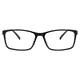 Rectangle Black Eyeglasses