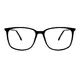 Square Black Eyeglasses