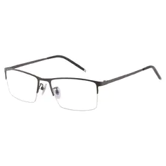 Browline Gray Eyeglasses