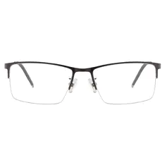 Browline Gray Eyeglasses