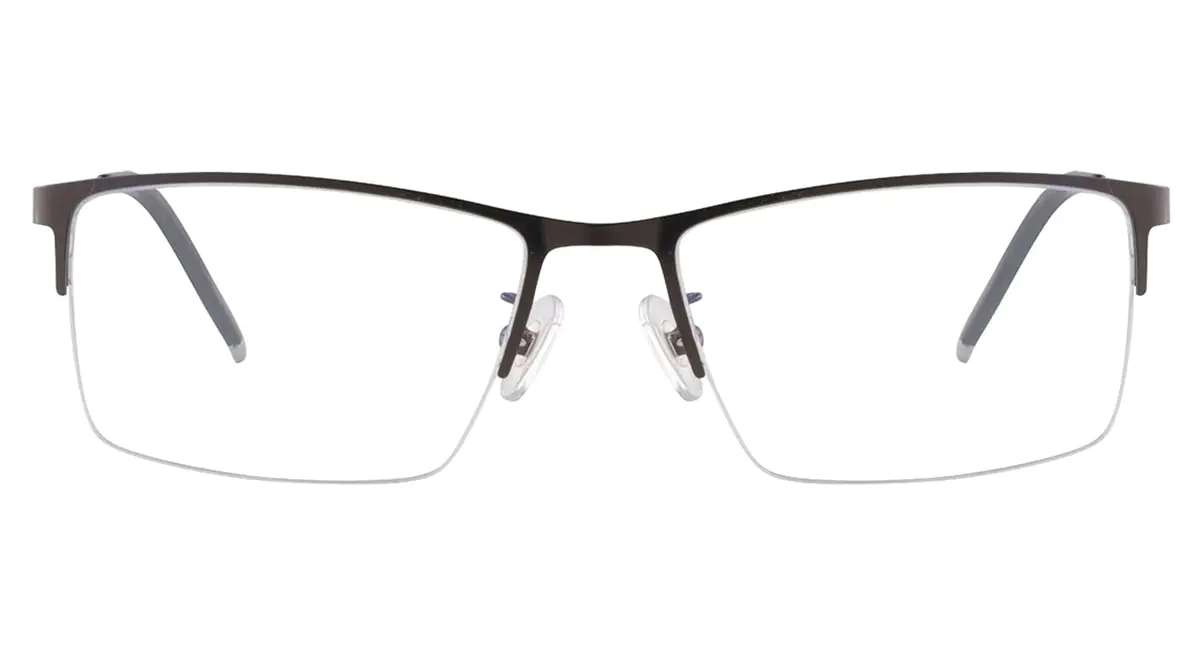 Browline Gray Eyeglasses