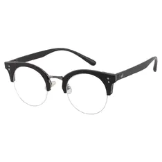 Browline Black Eyeglasses