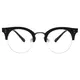 Browline Black Eyeglasses
