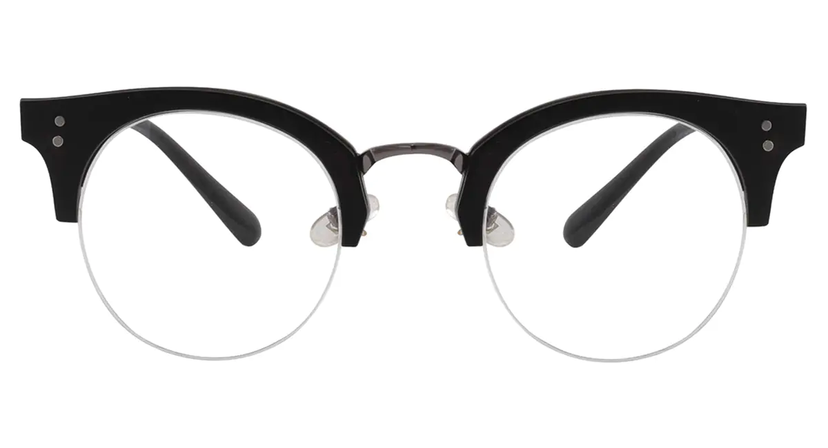 Browline Black Eyeglasses