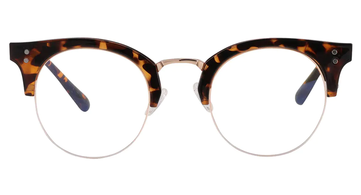Browline Tortoiseshell/Gold Eyeglasses