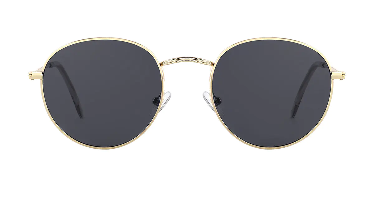 Round Gold Sunglasses