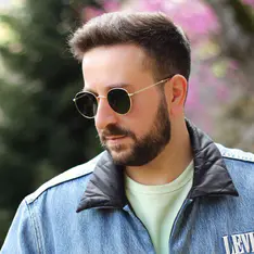 Round Gold Sunglasses