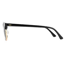 Browline Gold/Black Sunglasses