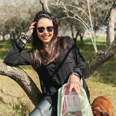 Browline Gold/Black Sunglasses