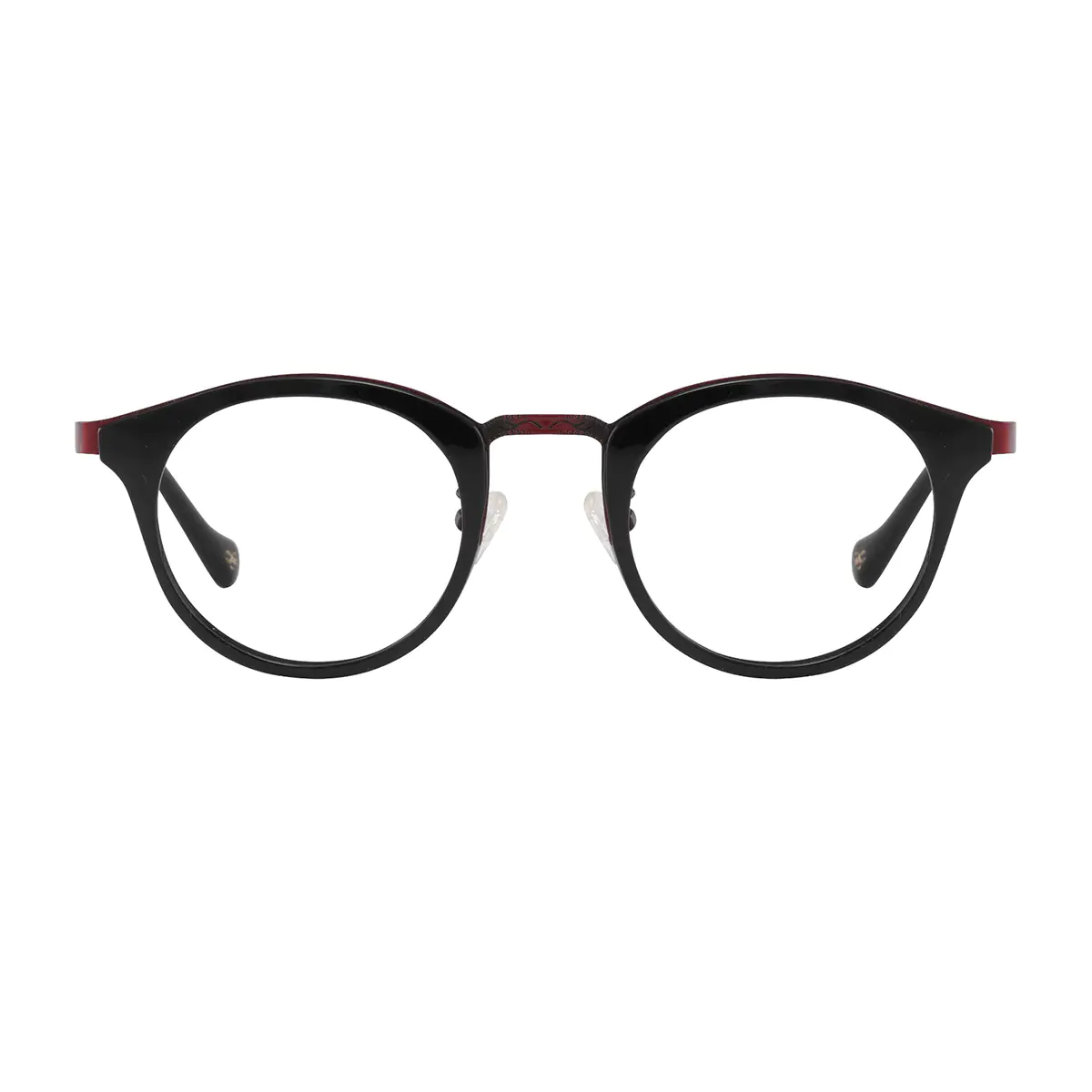 Round Black Eyeglasses
