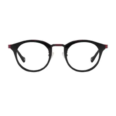 Round Black Eyeglasses