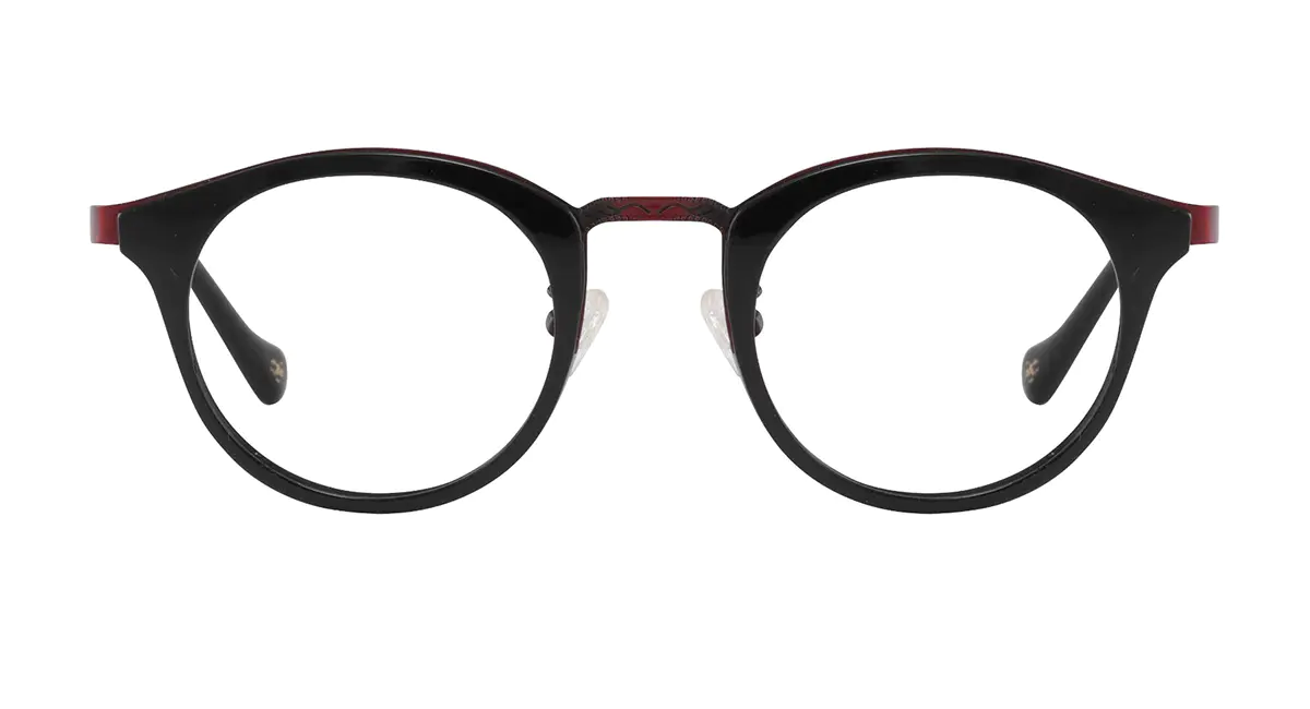 Round Black Eyeglasses
