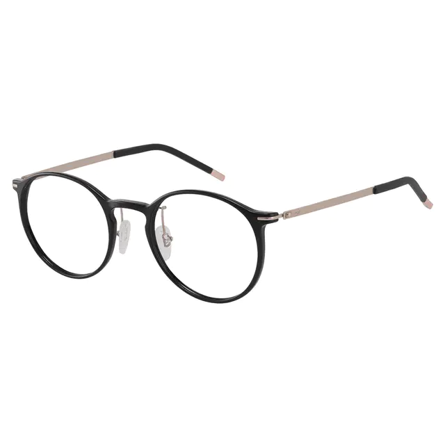 Round Black Eyeglasses