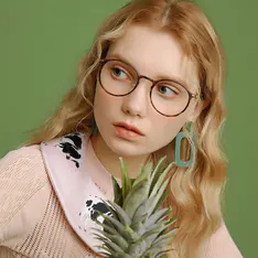 Round Tortoiseshell Eyeglasses