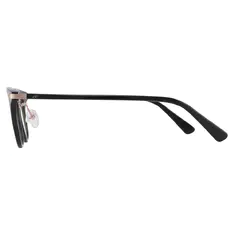 Square Black Eyeglasses