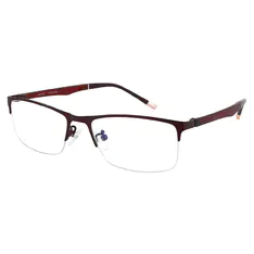 Browline Red Eyeglasses