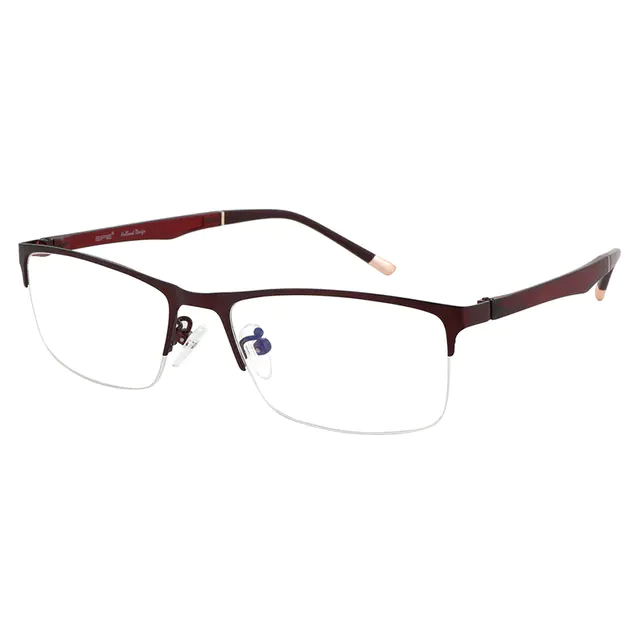 Browline Red Eyeglasses