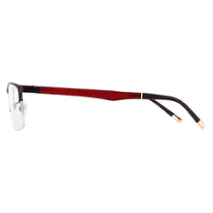 Browline Red Eyeglasses