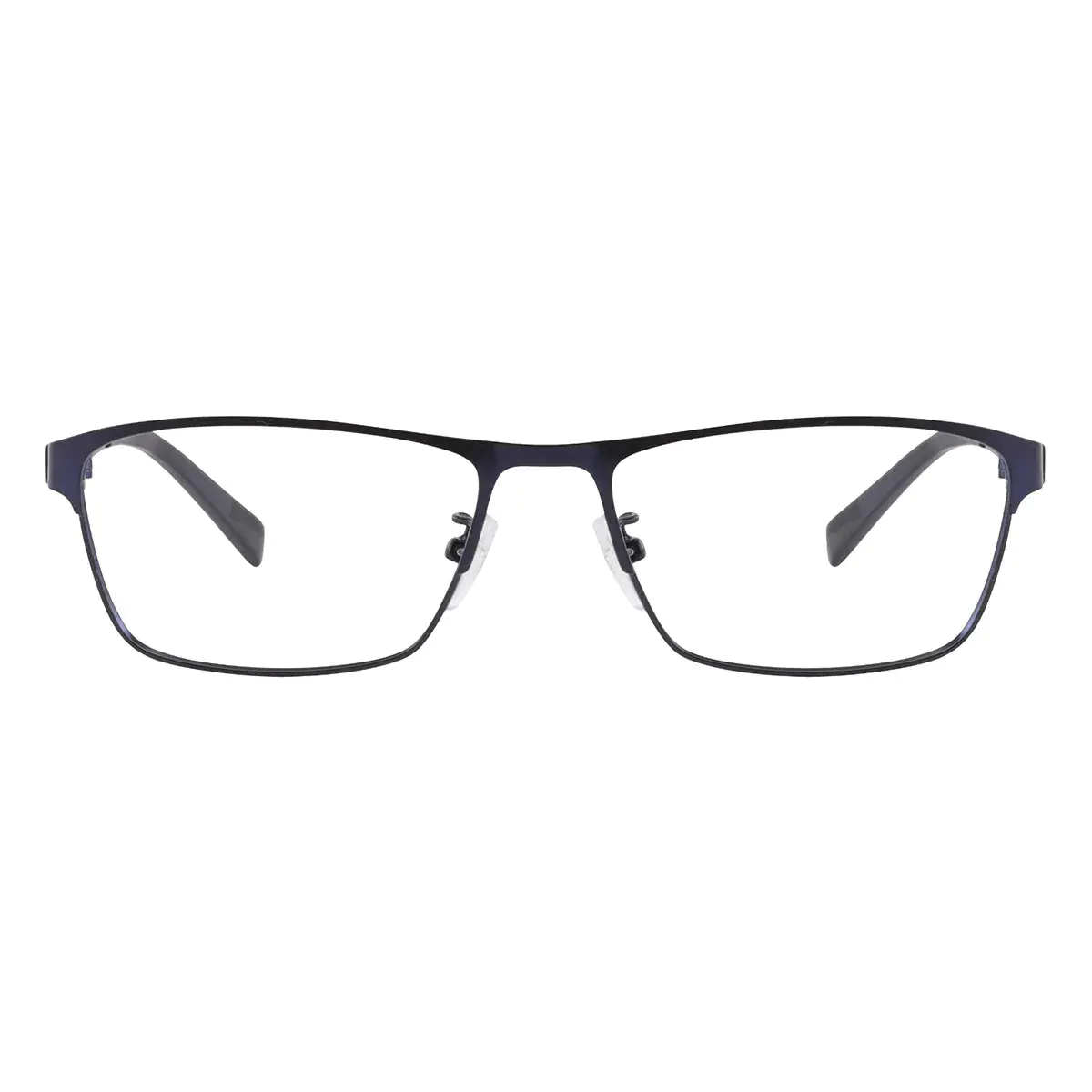 Rectangle Blue Eyeglasses
