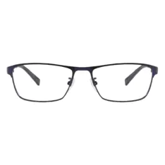 Rectangle Blue Eyeglasses