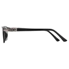Rectangle Black Eyeglasses