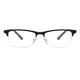 Browline Black Gold Eyeglasses