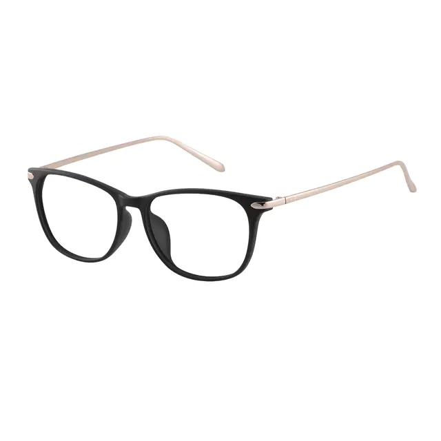 Oval Black Eyeglasses