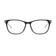 Oval Black Eyeglasses
