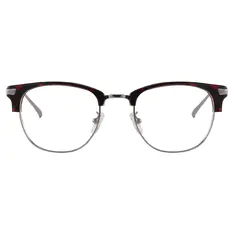 Browline Tortoiseshell/Silver Eyeglasses