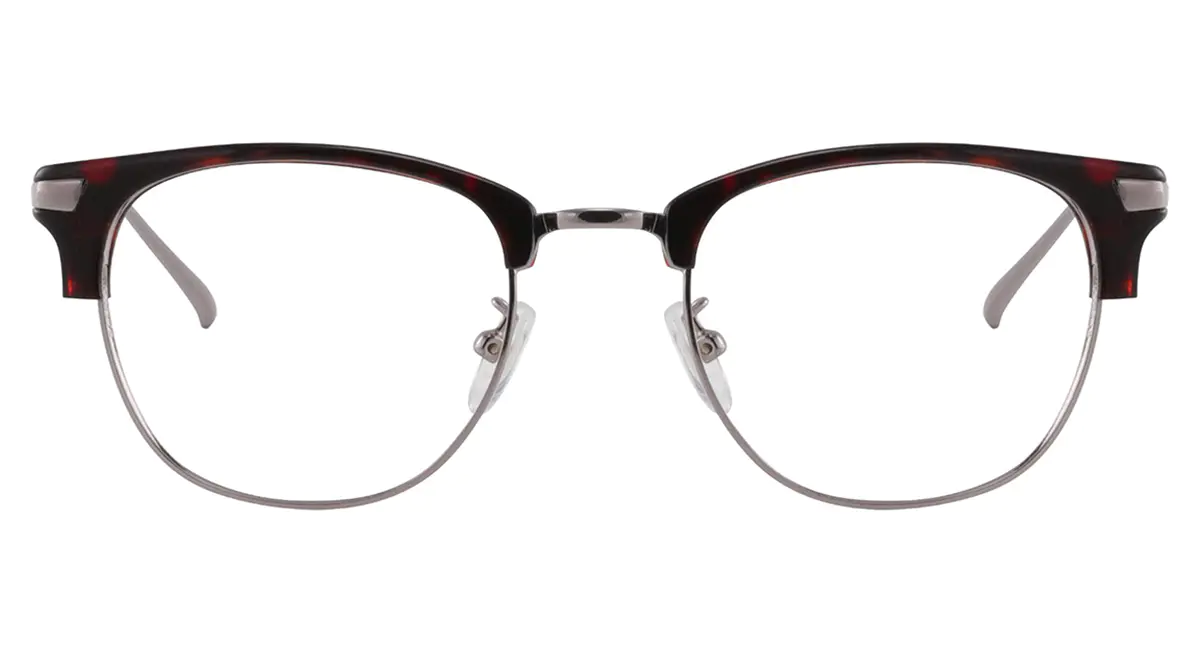 Browline Tortoiseshell/Silver Eyeglasses