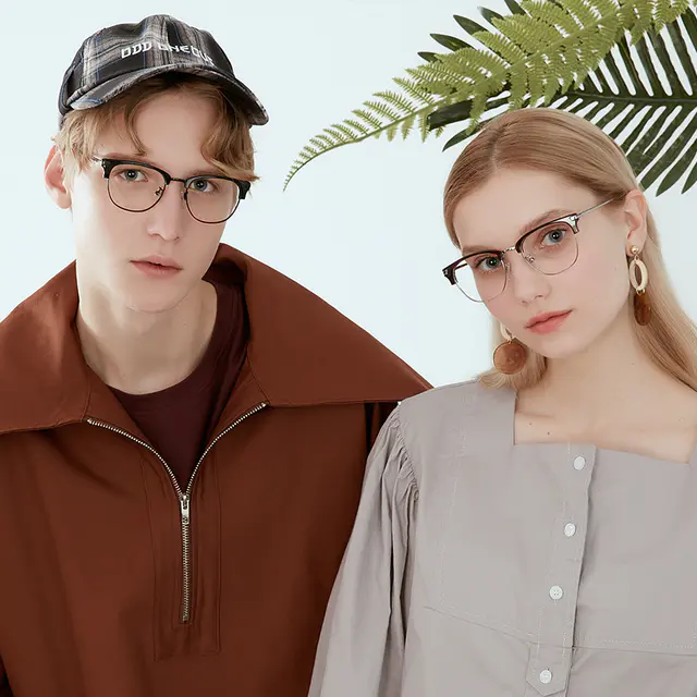 Browline Tortoiseshell/Silver Eyeglasses