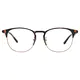 Oval Tortoiseshell Gold Eyeglasses