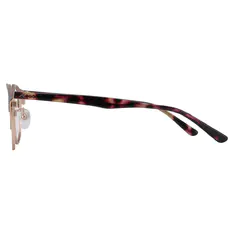 Oval Tortoiseshell Gold Eyeglasses